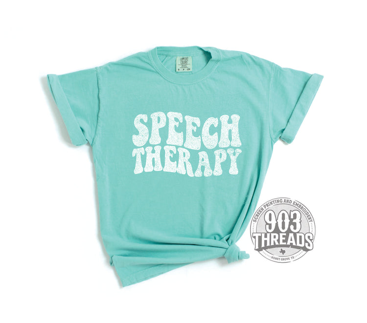 Speech Therapy Groovy Tee