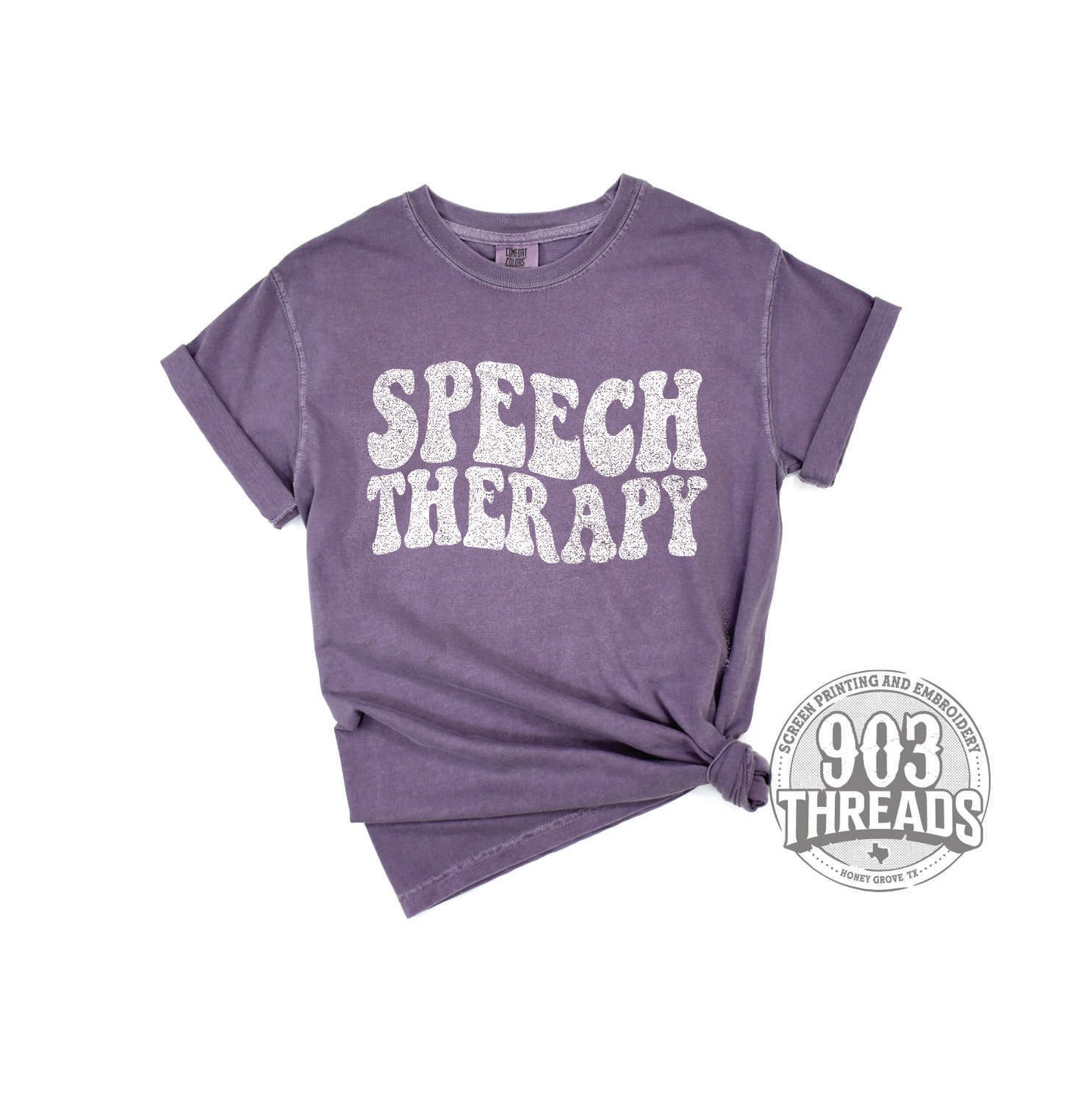 Speech Therapy Groovy Tee