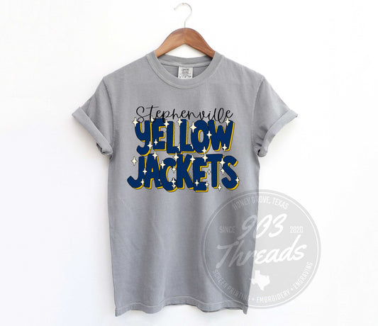 Stephenville Yellow Jackets - School Spirit Sparkle