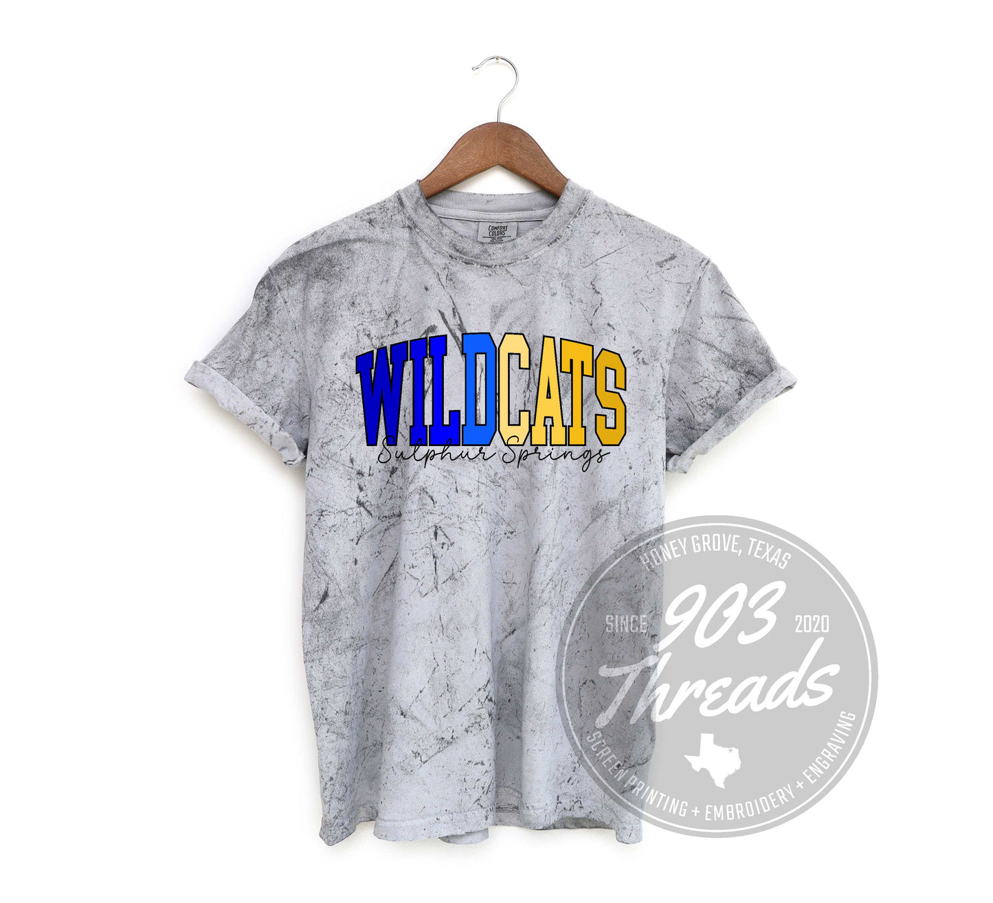 Sulphur Springs Wildcats Shades of Spirit Tee