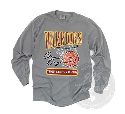 Trinity Academy Warriors Vintage Basketball Tee