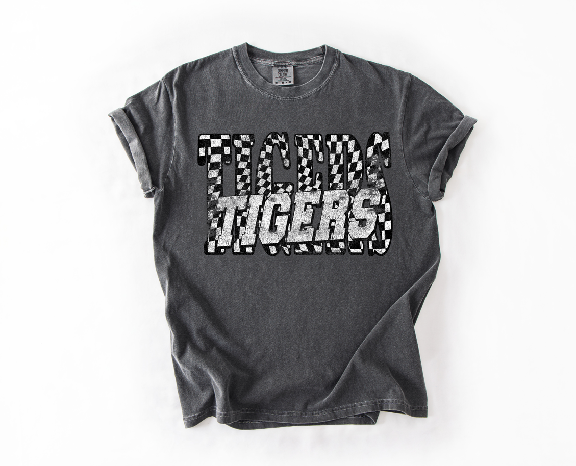 Tigers Rowdy Checkered Varsity