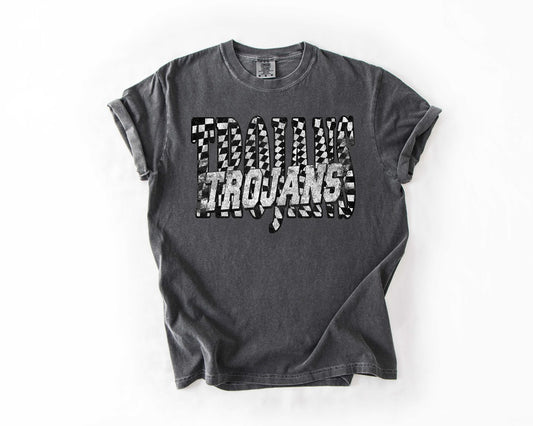 Trojans Rowdy Checkered Varsity