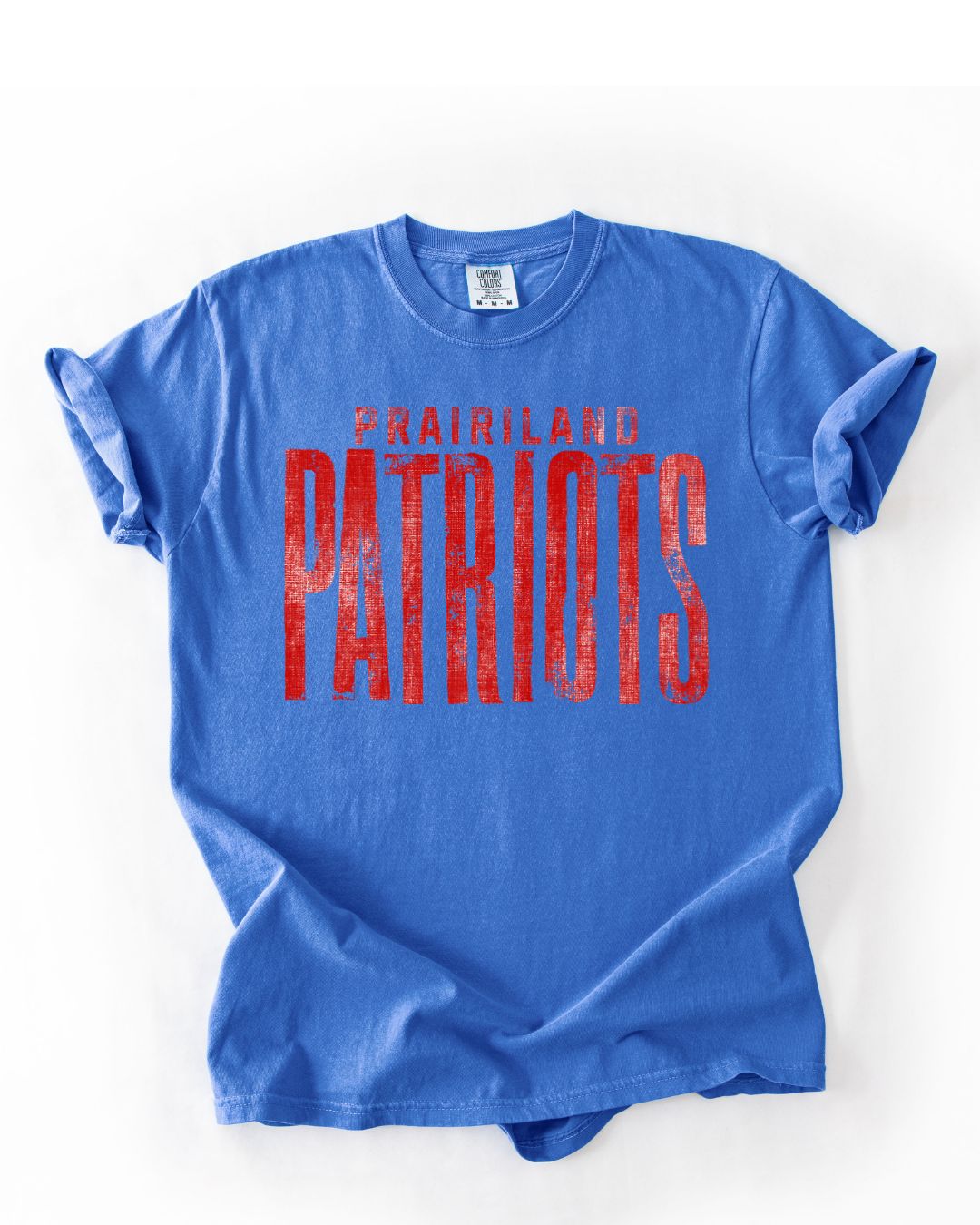 Prairiland Patriots -- Distressed Mascot