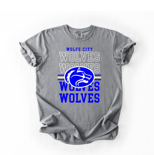 Wolfe City Wolves -- Mascot Stack