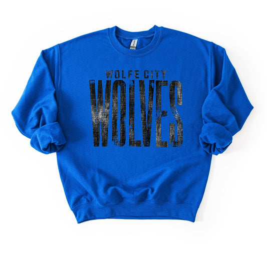 Wolfe City Wolves -- Distressed Mascot
