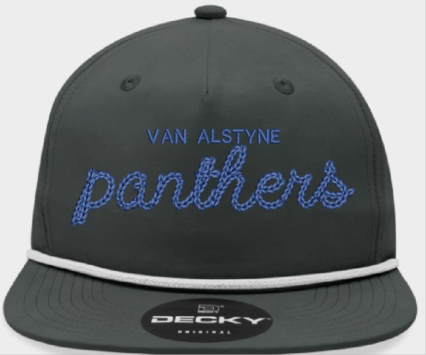 Van Alstyne Panthers Old School Cap - Charcoal