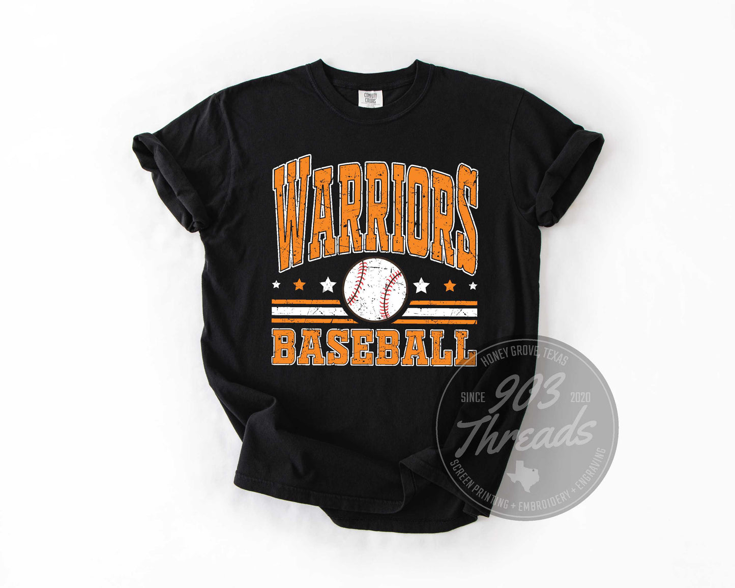 Honey Grove Warriors Baseball Sweatshirt/Short Sleeve