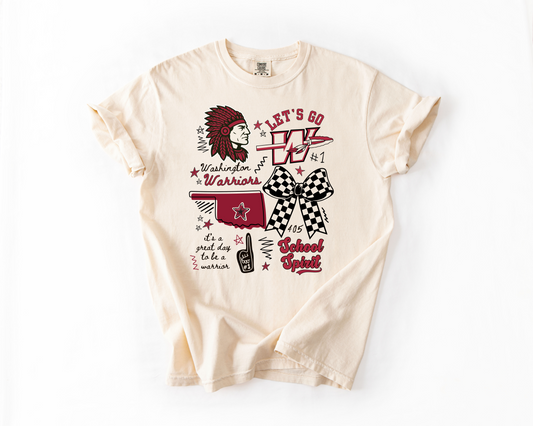 Washington Warriors Legacy Board - Short/Long Sleeve