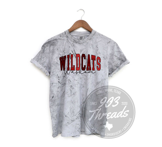 Waskom Wildcats Shades of Spirit Tee