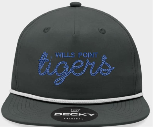 Wills Point Panthers Old School Cap - Charcoal