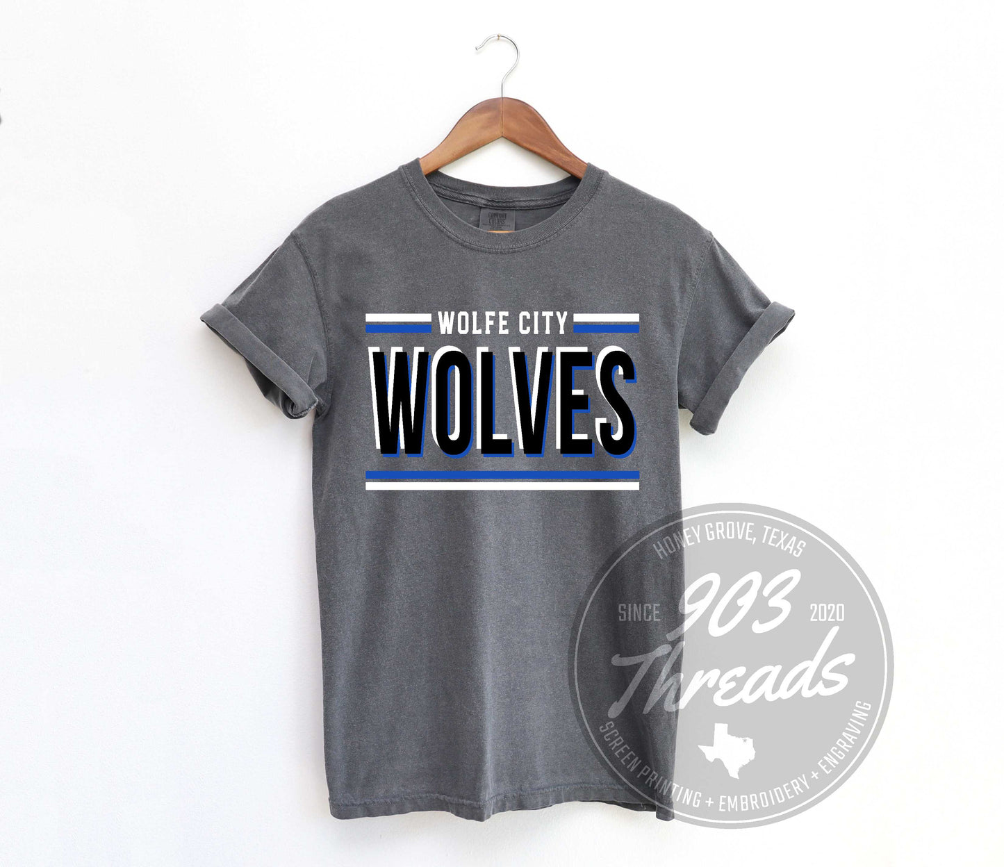 Wolfe City Wolves Hold That Line Spirit Tee