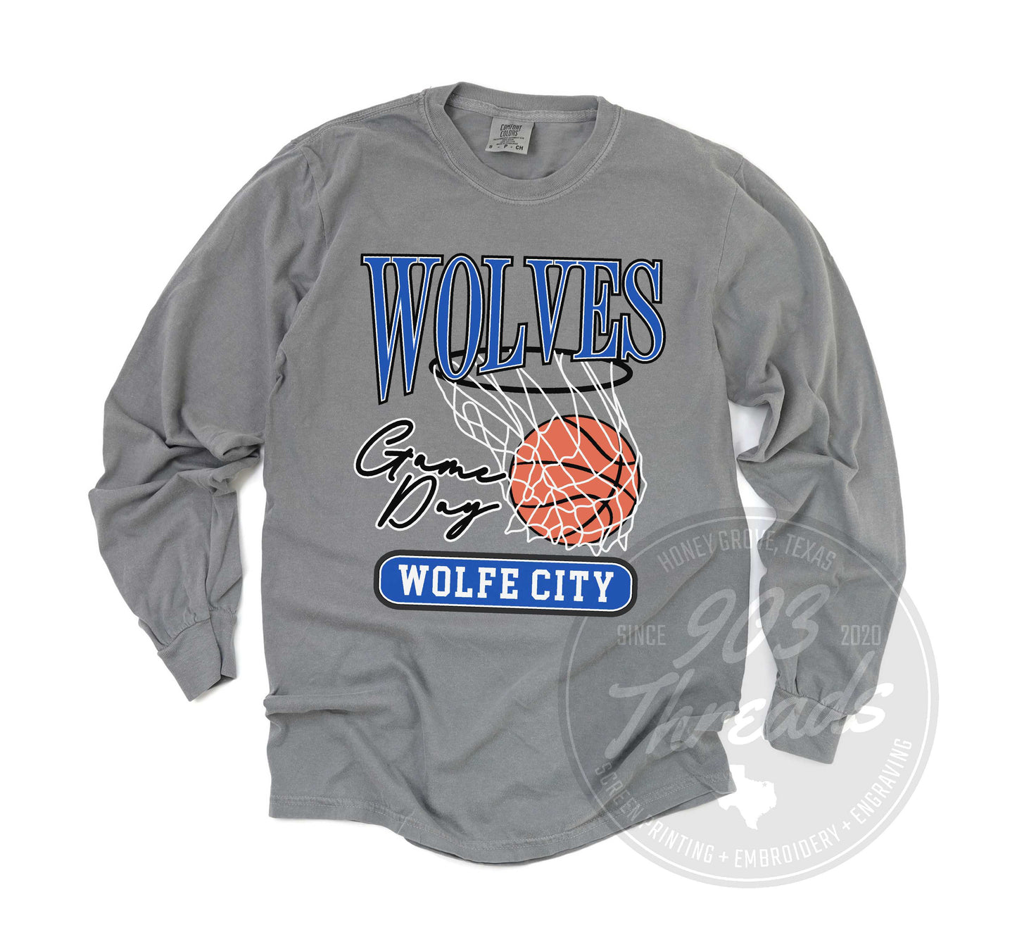 Wolfe City Wolves Vintage Basketball Tee