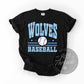 Wolves Baseball Sweatshirt/Short Sleeve