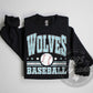 Wolves Baseball Sweatshirt/Short Sleeve