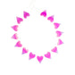 VAL902 - Valentine Iridescent Heart Banner