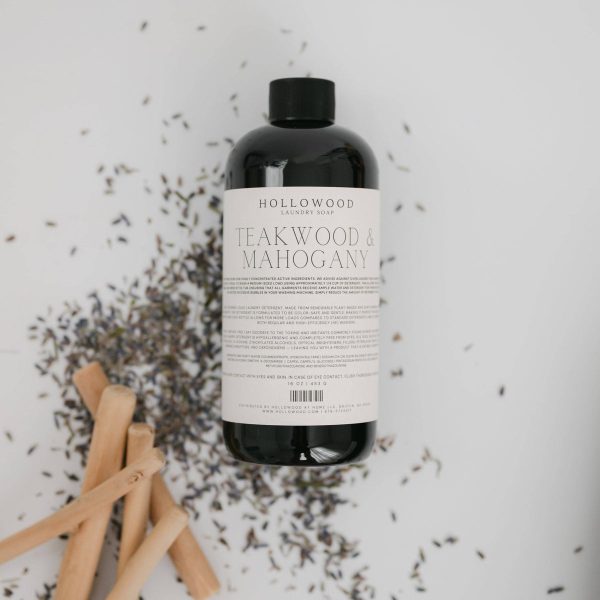 TEAKWOOD & MAHOGANY | LUXURY LIQUID LAUNDRY SOAP: 16 OUNCE