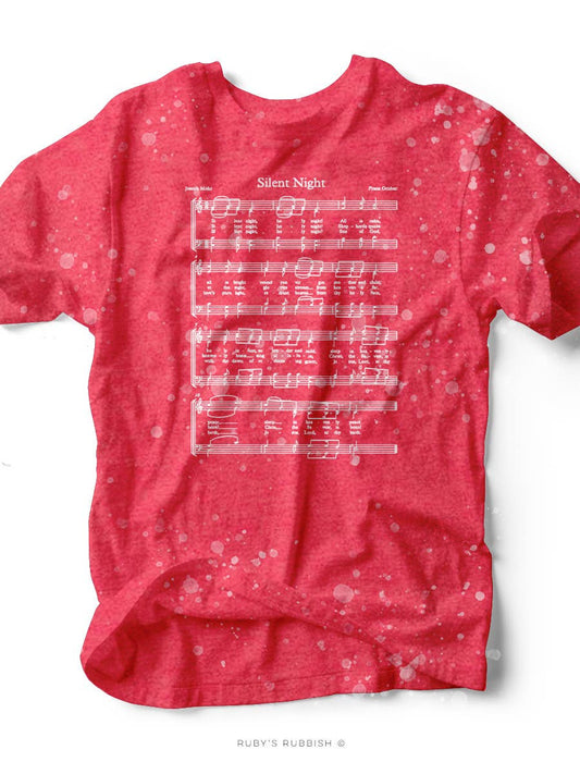 Silent Night Hymn | Seasonal T-Shirt | Ruby’s Rubbish®