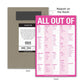All Out Of Pad® with Magnet  (Pink / Original)
