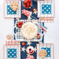 Navy Star Cocktail Napkin