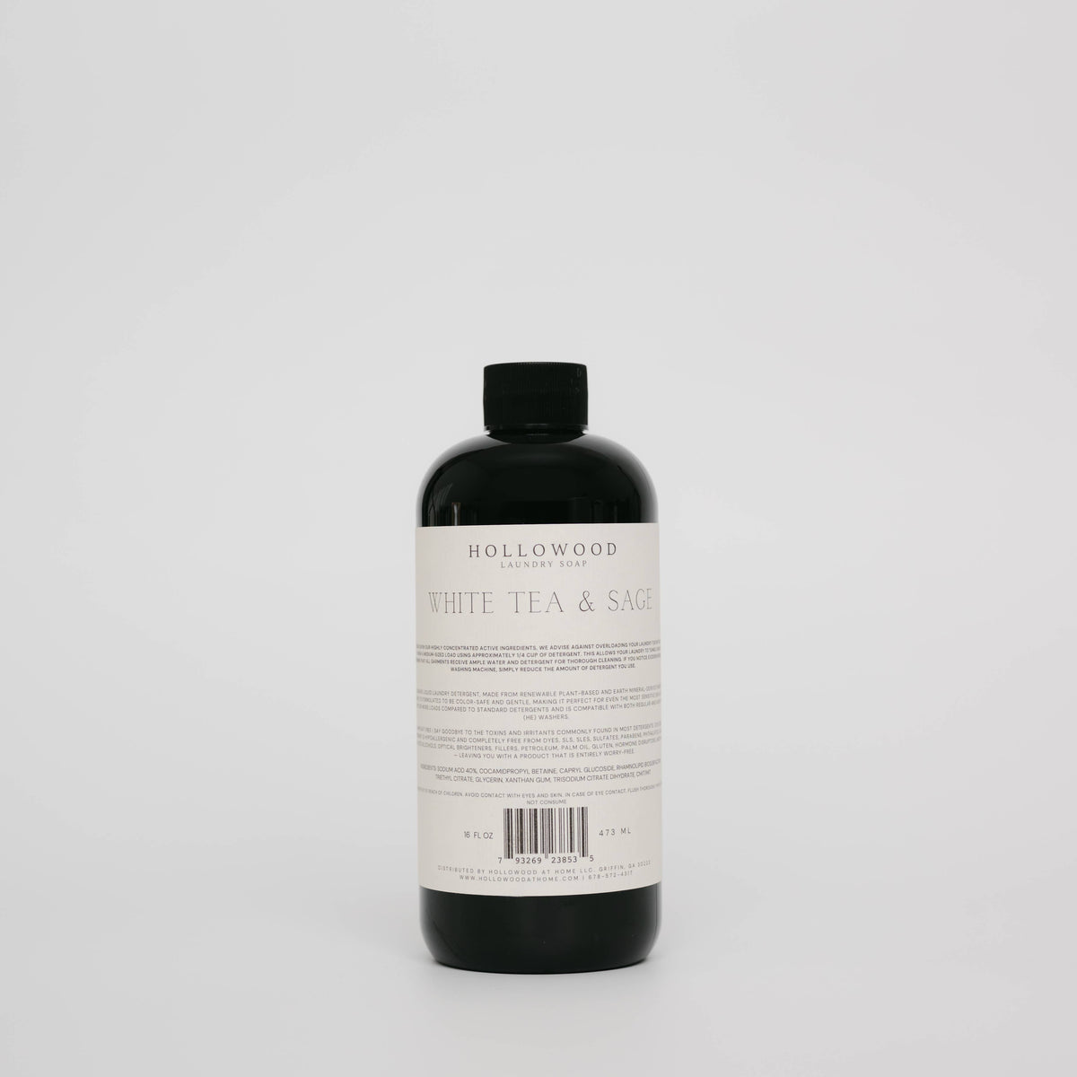 WHITE TEA & SAGE | LUXURY LIQUID LAUNDRY SOAP: 16 OZ