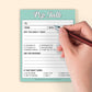 Pep Talk Nifty Note Pad