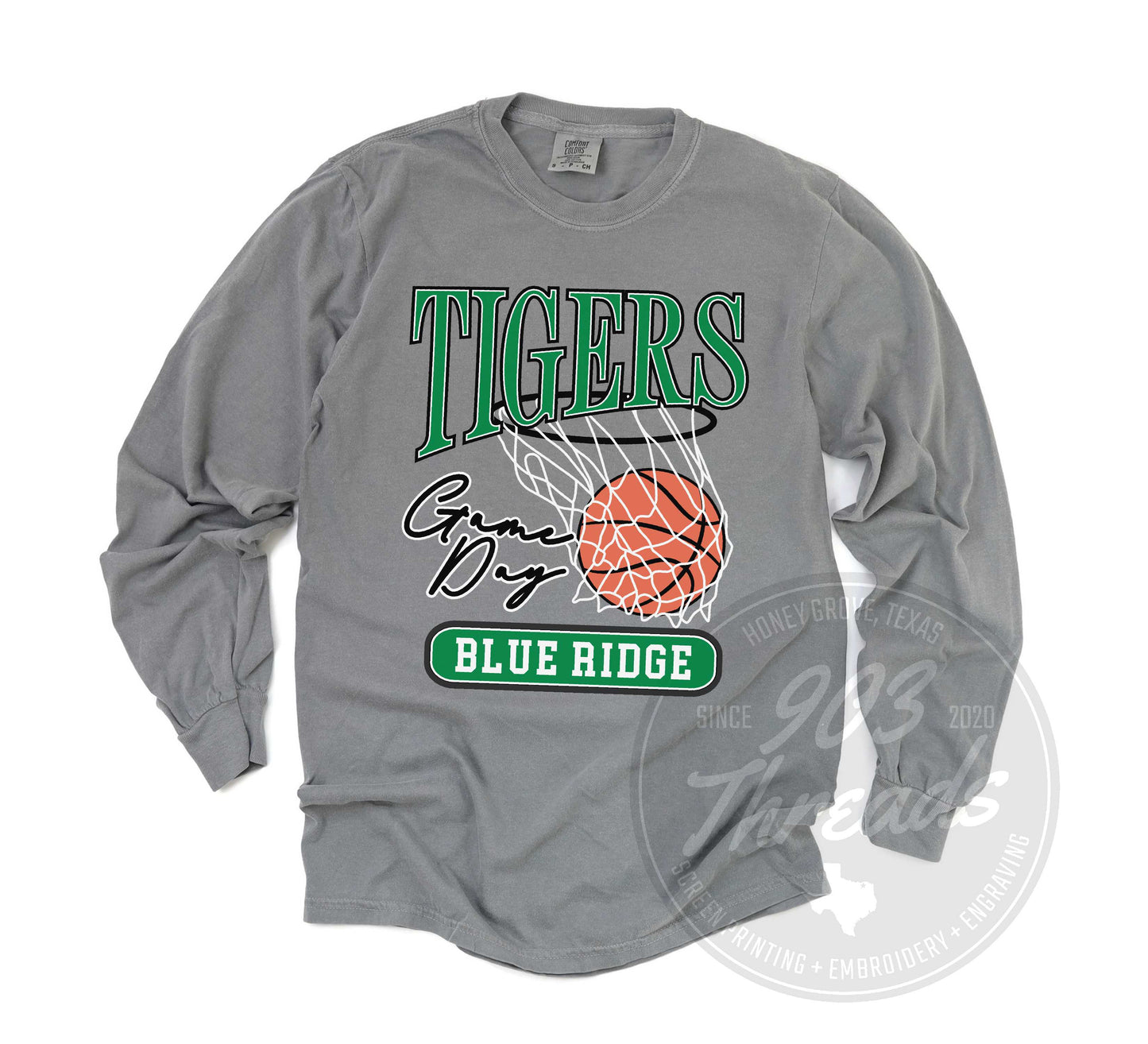 Blue Ridge Tigers Vintage Basketball Tee