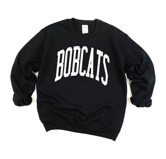 Bobcats -- Distressed Varsity -- $20 Sweatshirt Deal