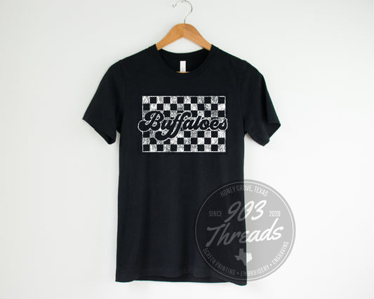 Buffaloes Checkered T-Shirt