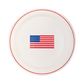 Round Flag Paper Plate