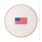 Round Flag Paper Plate
