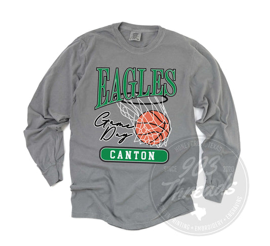 Canton Eagles Vintage Basketball Tee