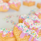 Ice Cream Cone Heart Bath Bomb, Bubble Gum Scented Bath Bomb