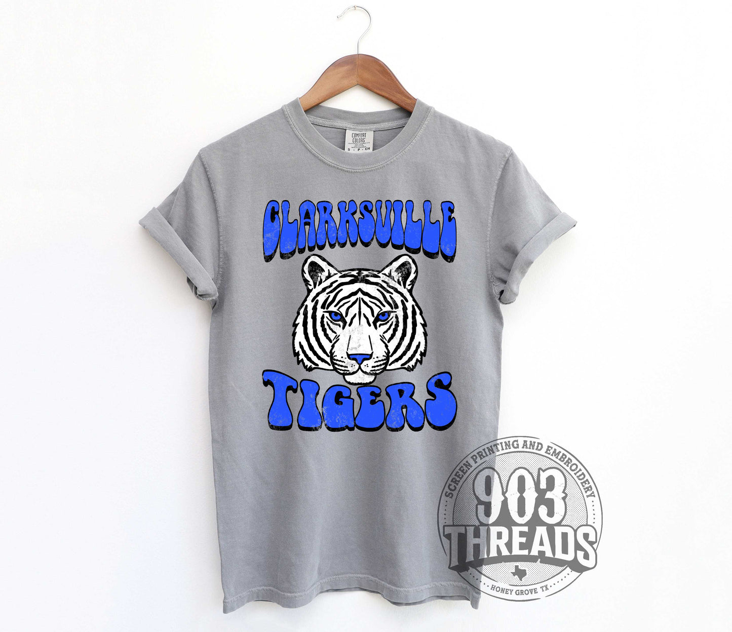 Clarksville Tigers - Old School Mascot