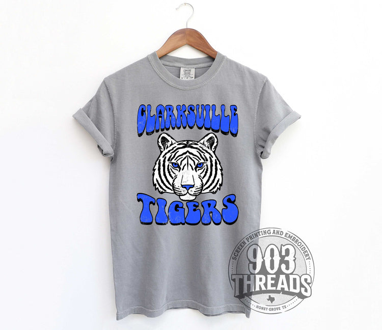 Clarksville Tigers - Old School Mascot
