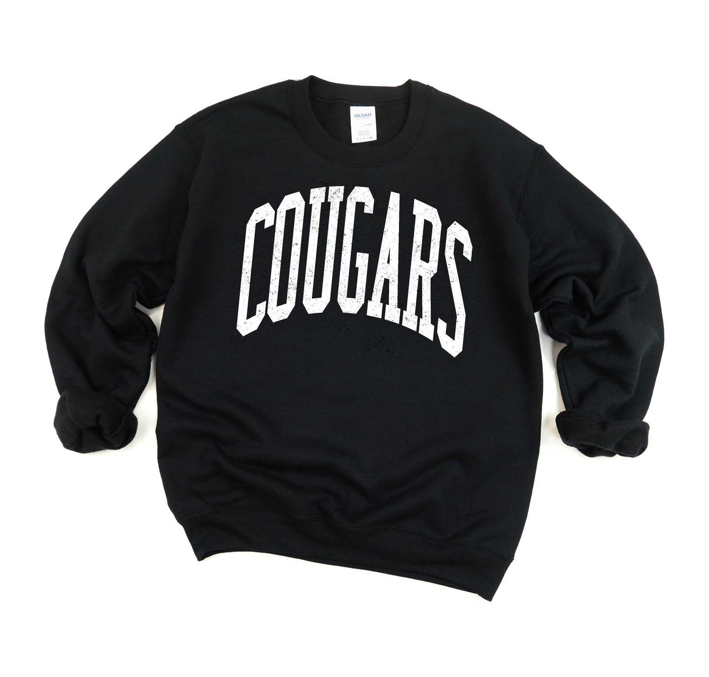 Cougars -- Distressed Varsity -- $20 Sweatshirt Deal