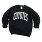 Coyotes -- Distressed Varsity -- $20 Sweatshirt Deal