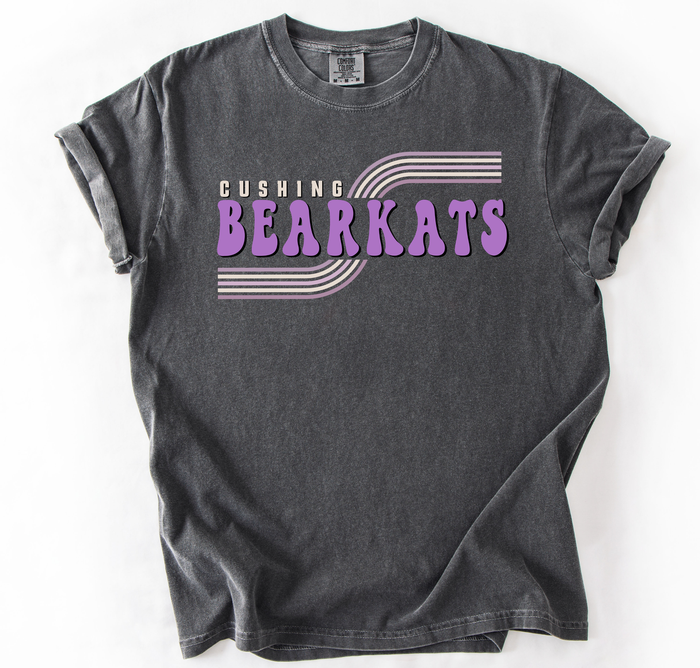 Cushing Bearkats Retro Rainbow