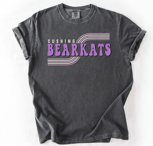 Cushing Bearkats Retro Rainbow