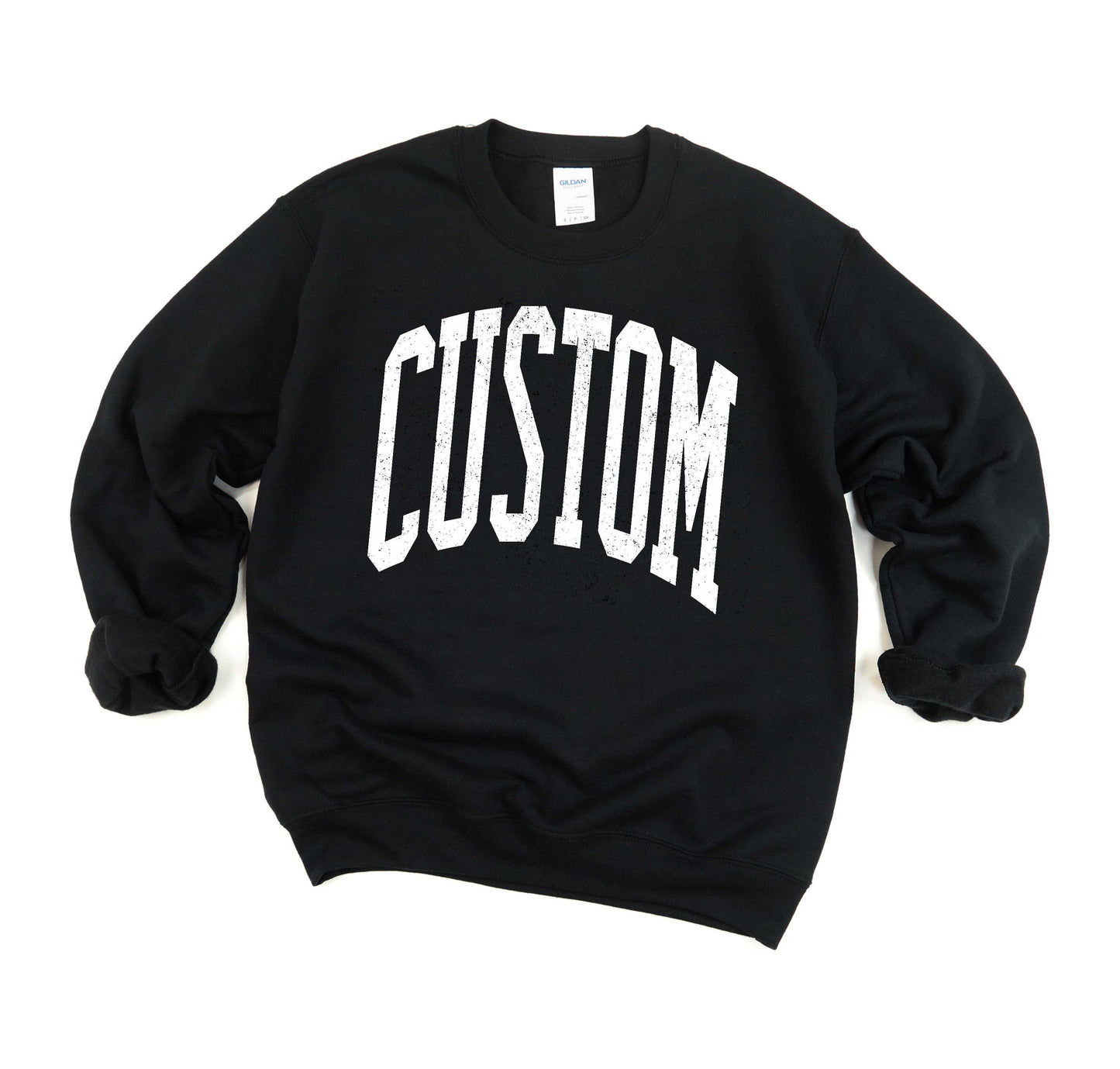**Custom -- Distressed Varsity -- $20 Sweatshirt Deal