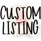 Elevated Spirit -- Custom Listing