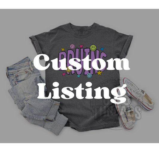 Custom Listing - It's Giving.. Friendship Bracelet Vibes! Tee
