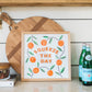 1" 200pc Orange Cream Magnetic Letters