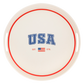 USA Round Reusable Bamboo Serving Tray