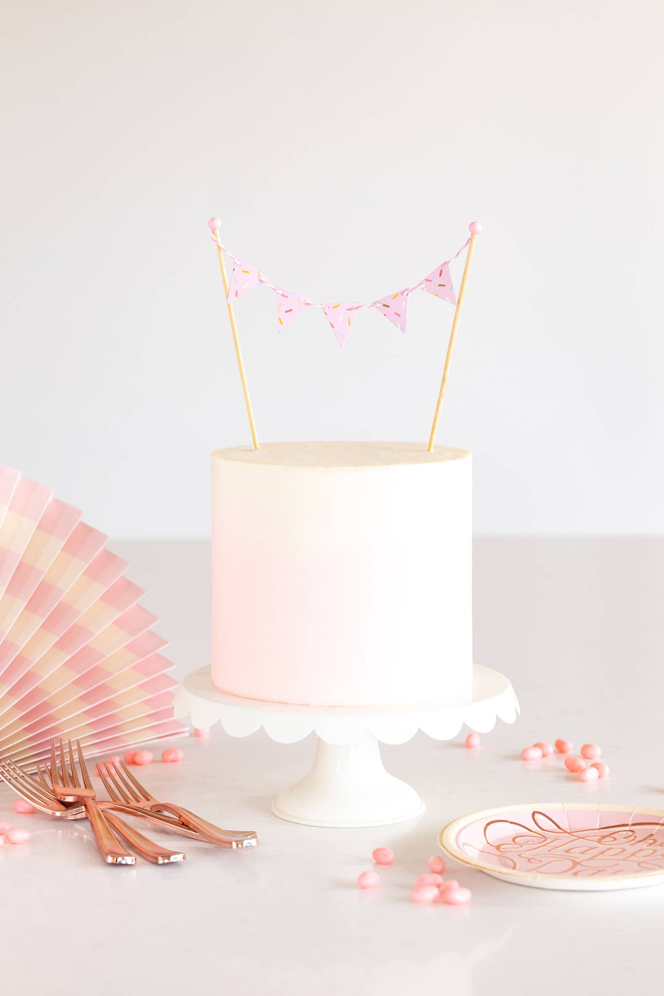 Cake By Courtney Bunting Cake Topper