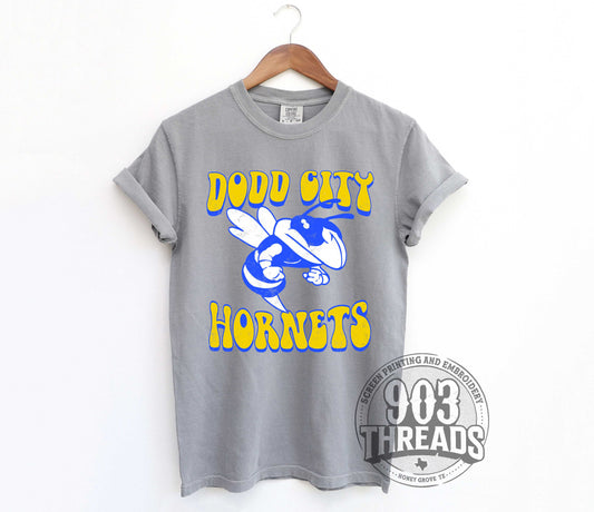 Dodd City Hornets - Old School Mascot