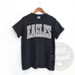Eagles - Checkered Varsity - Short Sleeve