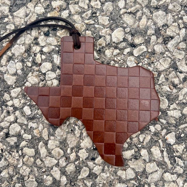 TX Shape Checkered Air Flair : Brown / Warm Vanilla Leather