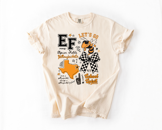 Elysian Fields Yellowjackets Legacy Board - Short/Long Sleeve