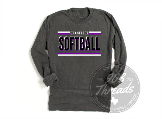 ETX Select Softball Hold That Line Spirit Tee